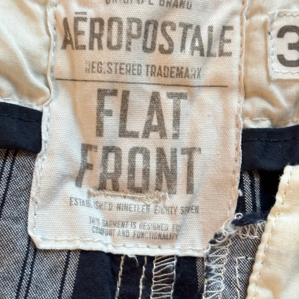 Aeropostale Men Plaid Flat Front Shorts Y2K Size 38 (fits like 40) Chino 19664